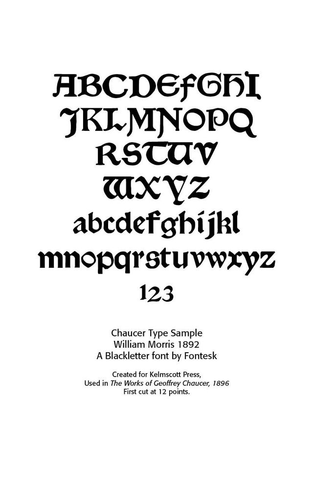 Art Nouveau Typography